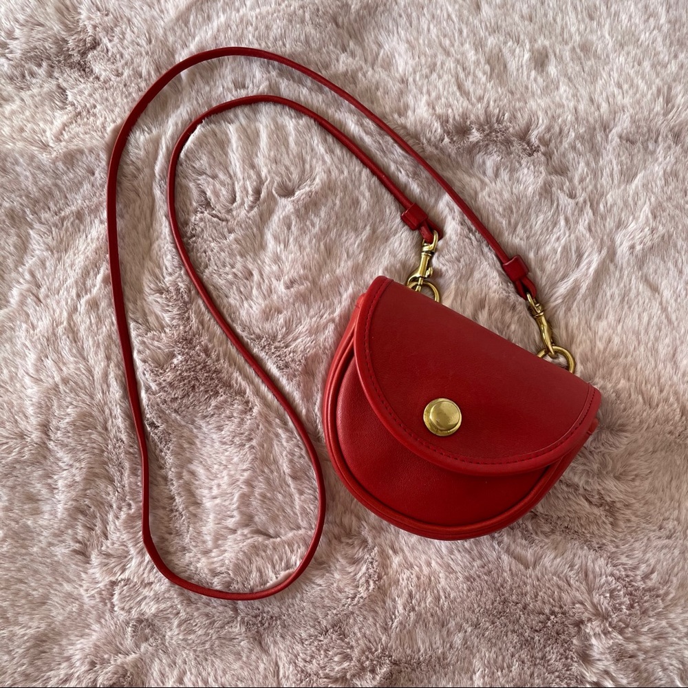 Vintage Coach Mini Convertible Belt Bag 9826